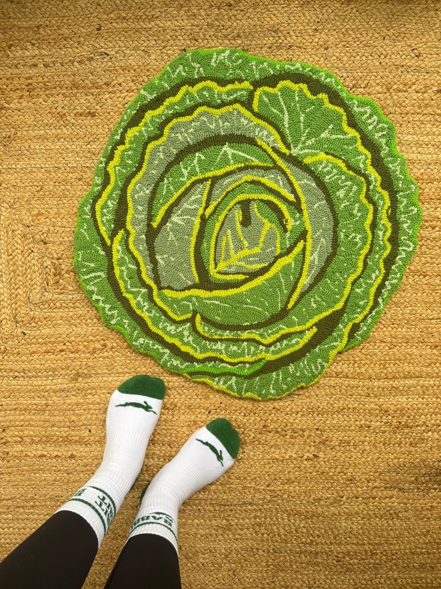 Cabbage Leaf Rug