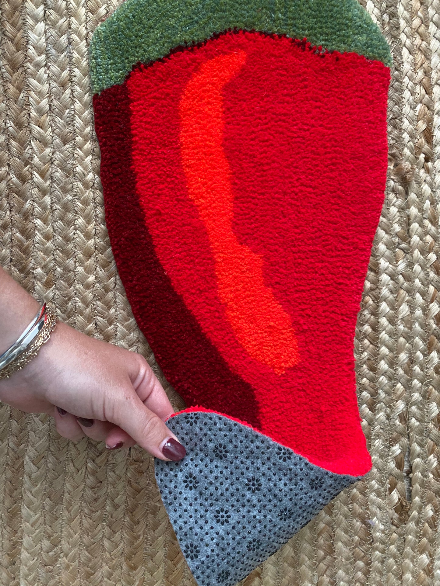 Chili Pepper Rug