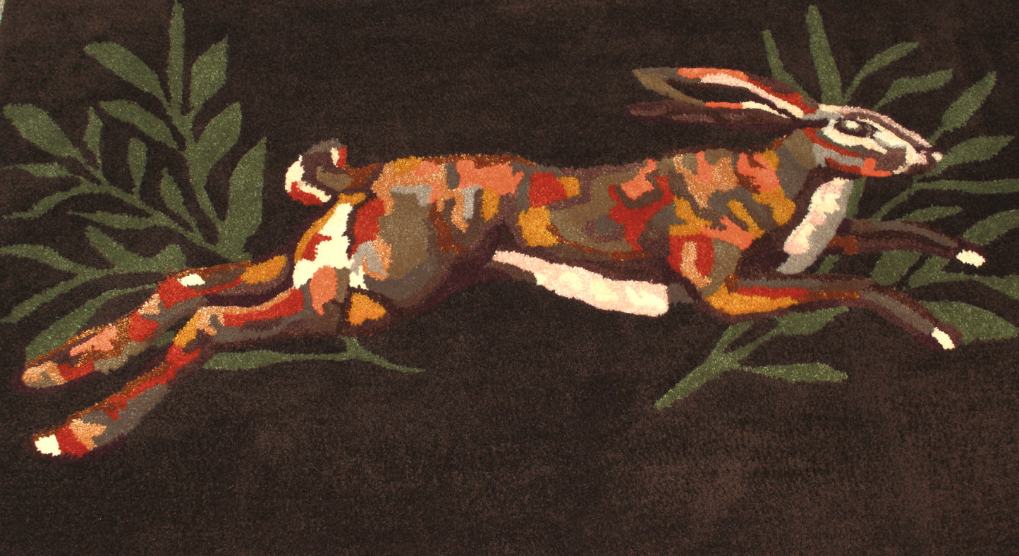 Jumping Hare Rug