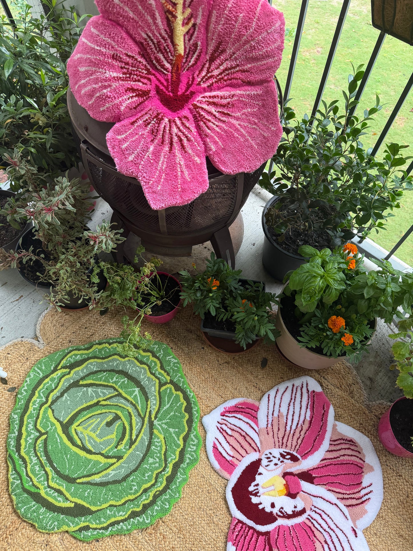 Cabbage Leaf Rug