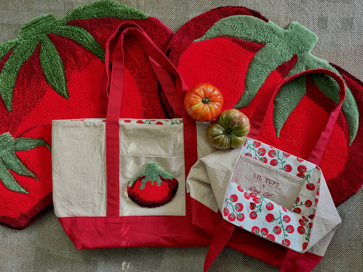 LIL TUFT x DAY OFF: tomato tote