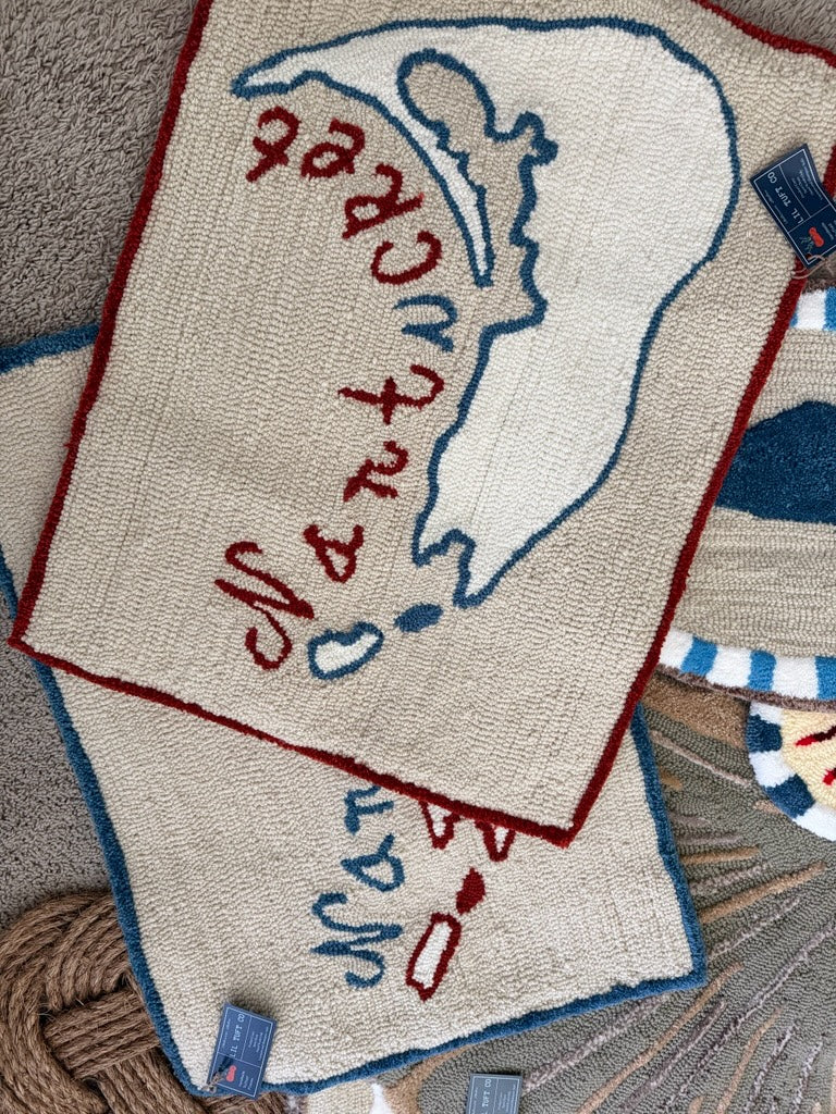 Nantucket Map Rug