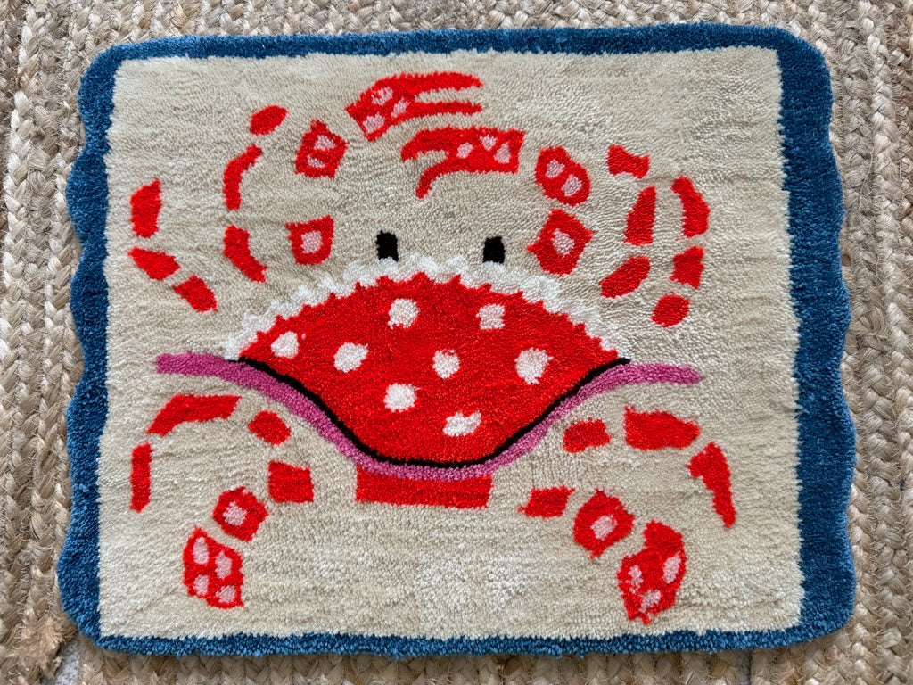 Crab Stamp Rug